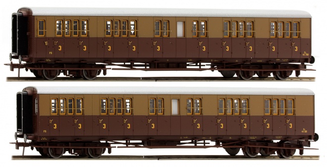 Set of 2 Passenger car 3rd class type "Centoporte"<br /><a href='images/pictures/ACME/84557_c.jpg' target='_blank'>Full size image</a>